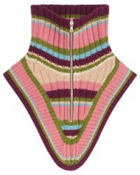 Dries Van Noten - Morriso Striped Knit Neck Warmer - Lyst