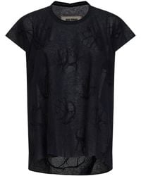 Uma Wang - Polka Dot Fine Knit Short-Sleeved T-Shirt - Lyst