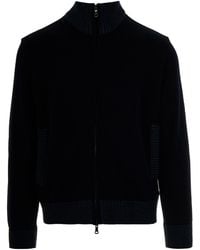 Paul & Shark - Long-Sleeved Knitted Cardigan - Lyst