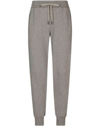 Dolce & Gabbana - Logo Plaque Jersey Jogging Pants - Lyst