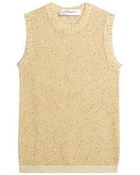 Golden Goose - Round Collar Sleeveless Vest - Lyst