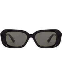 Gucci - Eyewear Rectangle Frame Sunglasses - Lyst