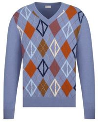 Dior - V-Necked Cashmere Sweater - Lyst