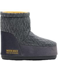 Moon Boot - X Guest Knitted Panel Snow Boots - Lyst