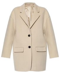 Isabel Marant - Campbelle Single-Breasted Coat - Lyst