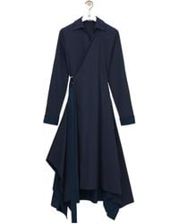 Loewe - Draped Dress - Lyst