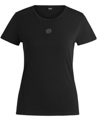 BOSS - Crewneck Shortsleeve Tshirt - Lyst