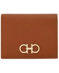 Ferragamo - Gancini Compact Wallet - Lyst