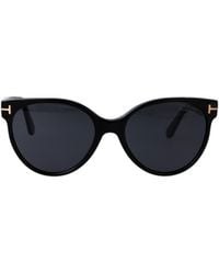Tom Ford - Eyewear Tallulah Round Frame Sunglasses - Lyst