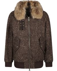 ERMANNO FIRENZE - Long-Sleeve Zip-Up Jacket - Lyst