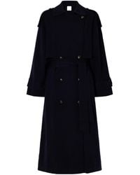 Allude - Minimalist Long-Sleeve Trench Coat - Lyst