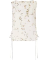Altuzarra - Printed Cotton-Blend Blouse - Lyst