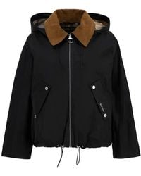 Barbour - Hooded Bomber Jacket - Lyst
