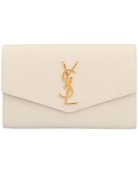 Saint Laurent - Monogram Envelope Clutch Bag - Lyst