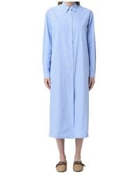 MC2 Saint Barth - Adeline Striped Long Shirt - Lyst