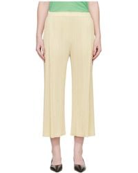 Pleats Please Issey Miyake - Pleated Casual Pants - Lyst