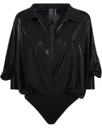 Norma Kamali - Super Os Bf Nk Shirt Bodysuit - Lyst