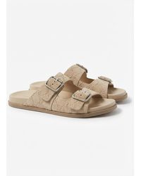 Gucci - Gg Suede Sandals - Lyst