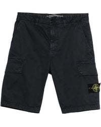 Stone Island - Belt Loops Shorts - Lyst