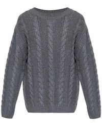 Lisa Yang - Cable-Knit Crew-Neck Sweater - Lyst