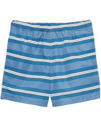 Prada - Striped Swim Trunks - Lyst