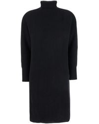 Max Mara - Studio Turtleneck Long-Sleeved Dress - Lyst