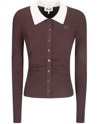 Baum und Pferdgarten - Cianna Ribbed Button Top - Lyst
