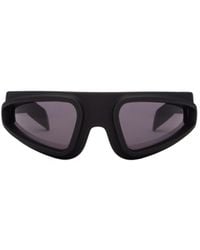 Rick Owens - Ryder Wrap Around Frame Sunglasses - Lyst
