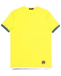 Prada - Logo Round-Necked T-Shirt - Lyst