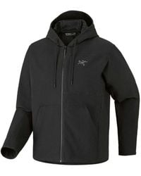 Arc'teryx - Logo-Embroidered Zip-Up Hooded Jacket - Lyst