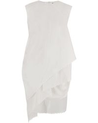 Jacquemus - Asymmetric Draped Sleeveless Dress - Lyst