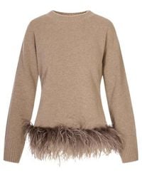 P.A.R.O.S.H. - Long-Sleeved Knitted Pullover - Lyst