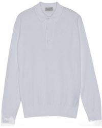John Smedley - Bradwell Long-Sleeve Polo Shirt - Lyst