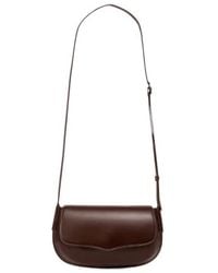 Lemaire - Belly Leather Crossbody Bag - Lyst