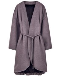 Giorgio Armani - Belted Oversized Coat - Lyst