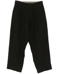 Ziggy Chen - Pleated Tapered Trousers - Lyst