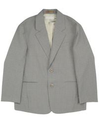 Our Legacy - Industry Check-Pattern Blazer - Lyst