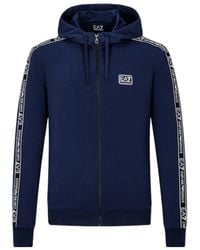 EA7 - Logo With Hat Casual Coat - Lyst