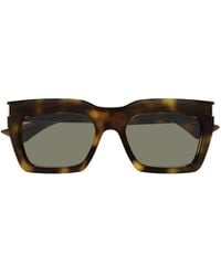 Saint Laurent - Eyewear Rectangular Frame Sunglasses - Lyst