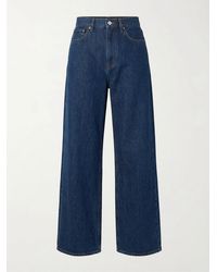 Gucci - Wide Leg Denim Pants - Lyst