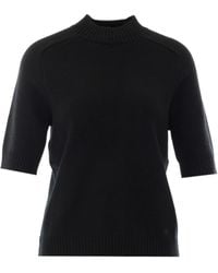 Loulou de Saison - Ruth High Neck Knitted Top - Lyst