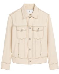 Ami Paris - Cotton Denim Jacket - Lyst