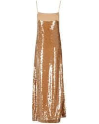 Alberta Ferretti - Spaghetti-Strap Dress - Lyst
