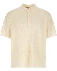 Balmain - Monogram Knit Polo Shirt - Lyst