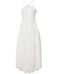 Jonathan Simkhai - Gillian Linen-Blend Midi Dress - Lyst