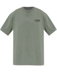 AllSaints - Xander Logo T-Shirt - Lyst