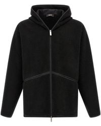 Herno - Laminar Textured Zip Hooded Jacket - Lyst