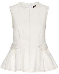 ROTATE BIRGER CHRISTENSEN - Peplum Blouse - Lyst