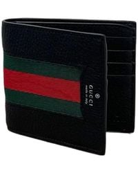 Gucci - Web Trademark Bi-Fold Wallet - Lyst