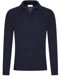 Roberto Collina - Polo Collar Knit Sweater - Lyst